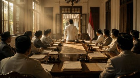 Kabinet Presidensial Pertama Republik Indonesia: Susunan Menteri dan Tugasnya Tahun 1945