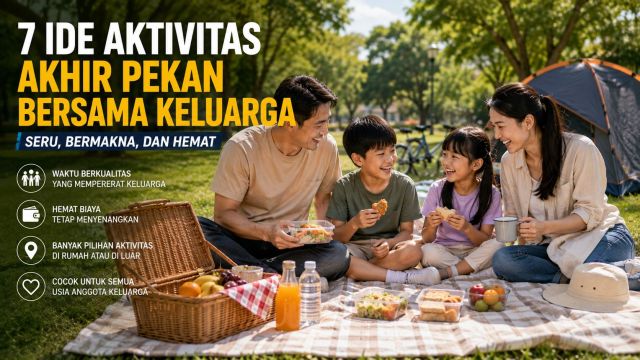 7 Ide Aktivitas Akhir Pekan Bersama Keluarga yang Seru dan Hemat