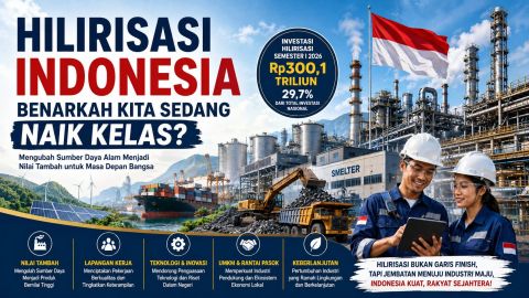 Hilirisasi Indonesia: Benarkah Kita Sedang Naik Kelas?