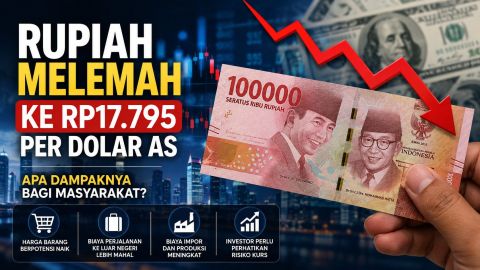 Rupiah Melemah ke Rp17.795, Apa Dampaknya bagi Masyarakat?