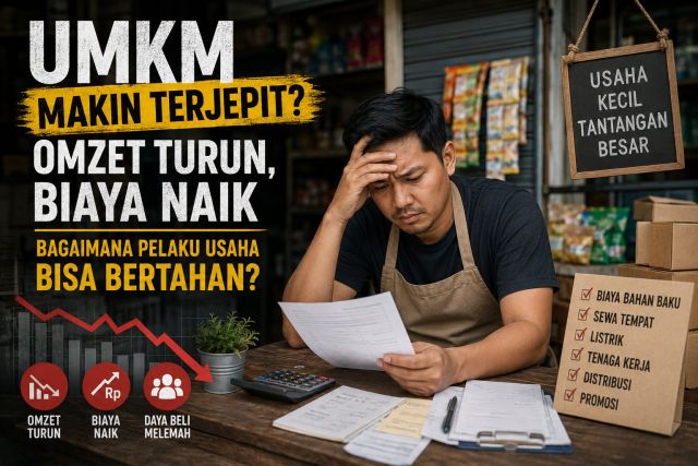 UMKM Makin Terjepit? Omzet Turun, Biaya Naik, Ini Cara Bertahan