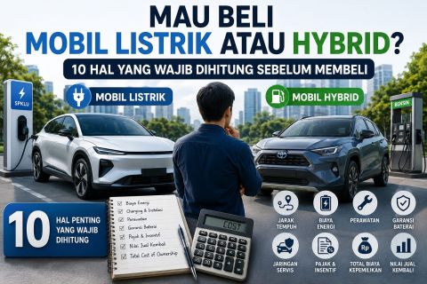 Mau Beli Mobil Listrik atau Hybrid? 10 Hal yang Wajib Dihitung Sebelum Membeli
