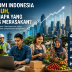 Ilustrasi pertumbuhan ekonomi Indonesia dan dampaknya bagi masyarakat