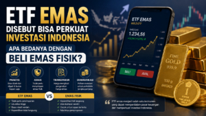 ETF emas dan perbandingannya dengan emas fisik untuk investasi
