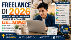 Freelance 2026 sebagai peluang kerja sampingan untuk menambah penghasilan