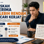 Mempertimbangkan tawaran kerja dengan gaji lebih rendah setelah PHK