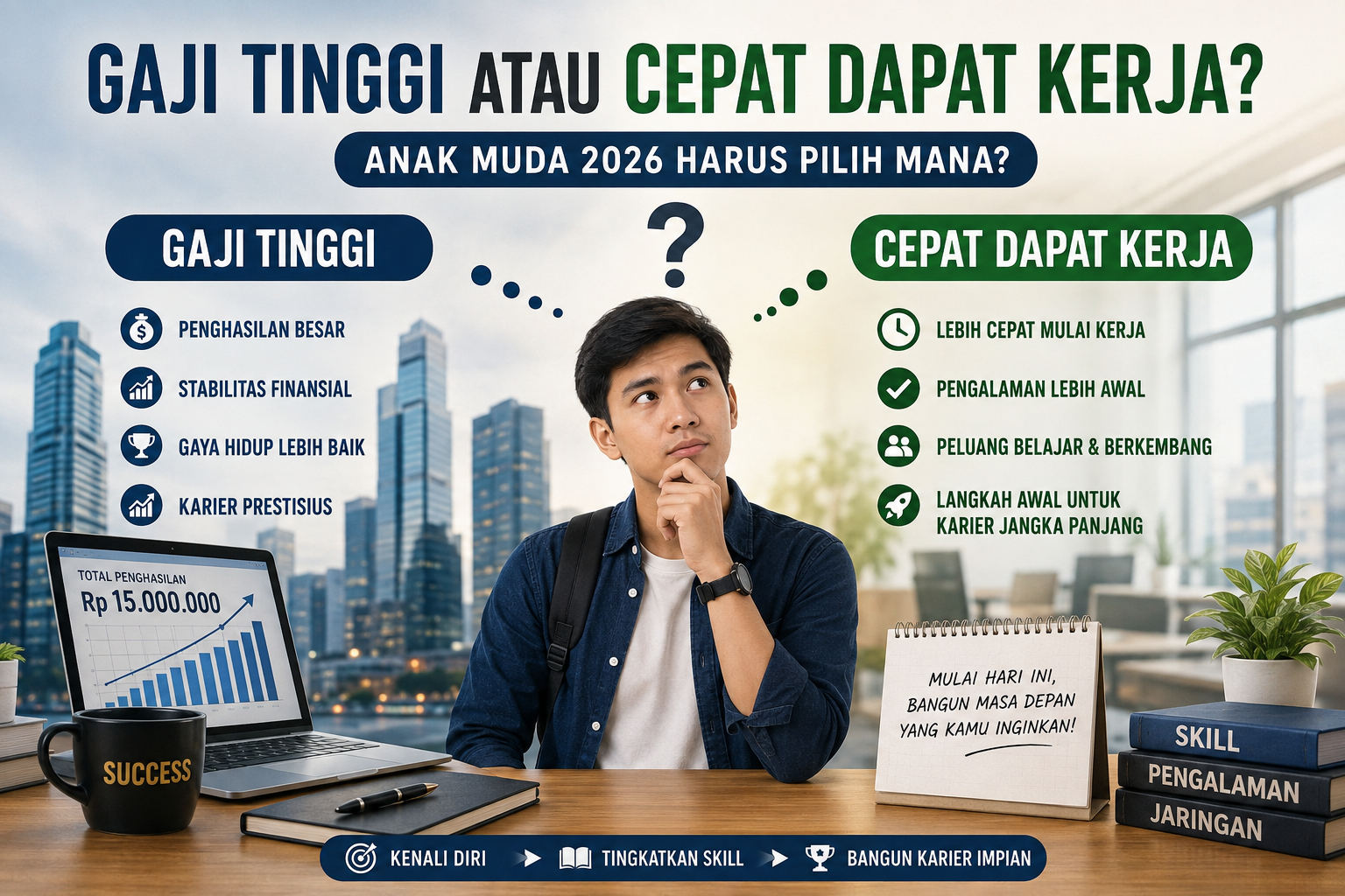 Gaji tinggi atau cepat dapat kerja bagi anak muda 2026