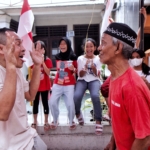 Kegiatan dan lomba 17 Agustus di lingkungan warga