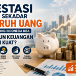 Ilustrasi investasi dan perencanaan keuangan untuk membangun kondisi finansial yang lebih kuat