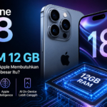 Ilustrasi rumor iPhone 18 dengan RAM 12 GB untuk AI