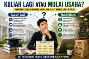 Kuliah lagi atau mulai usaha setelah sulit mendapat kerja