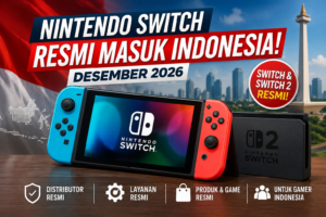 Nintendo Switch dan Switch 2 resmi masuk Indonesia Desember 2026