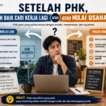Memilih antara mencari kerja atau memulai usaha setelah PHK