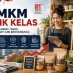Ilustrasi UMKM naik kelas dengan strategi mengembangkan usaha
