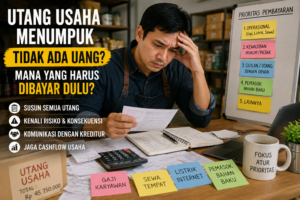Pemilik usaha menyusun prioritas pembayaran utang saat kas terbatas