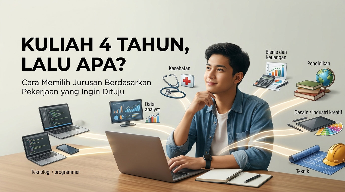 Cara memilih jurusan kuliah berdasarkan pekerjaan yang ingin dituju