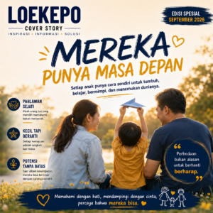 Cover Story LOEKEPO Edisi Spesial September 2026 bertema Mereka Punya Masa Depan