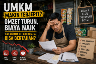 UMKM Indonesia 2026 menghadapi tekanan omzet dan biaya operasional