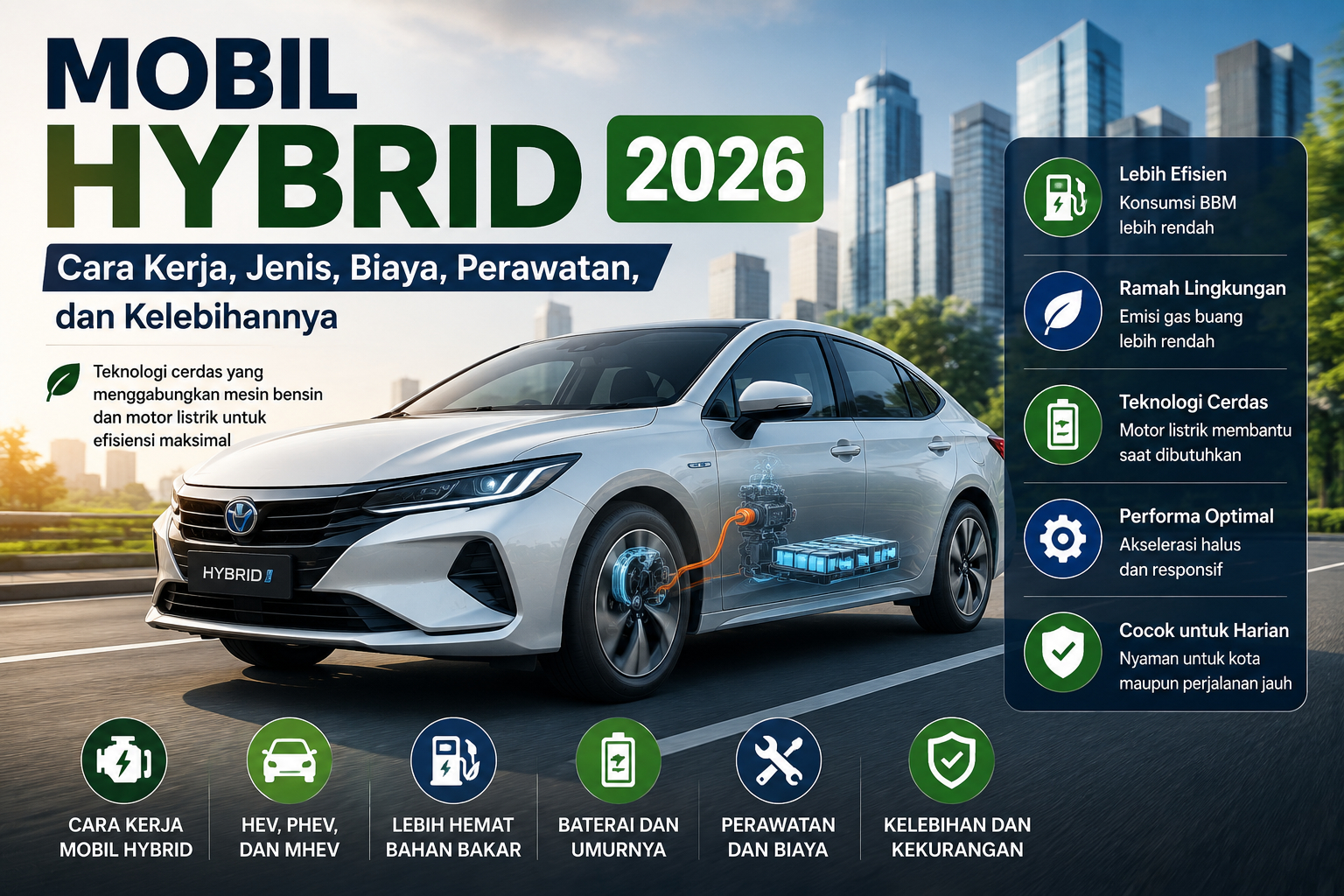 Mobil hybrid 2026 untuk penggunaan harian di Indonesia