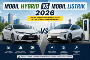 Perbandingan mobil hybrid dan mobil listrik untuk penggunaan harian 2026