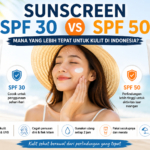 Perbandingan sunscreen SPF 30 dan SPF 50 untuk perlindungan kulit